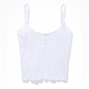 AE Daily Fave Cropped Henley Cami